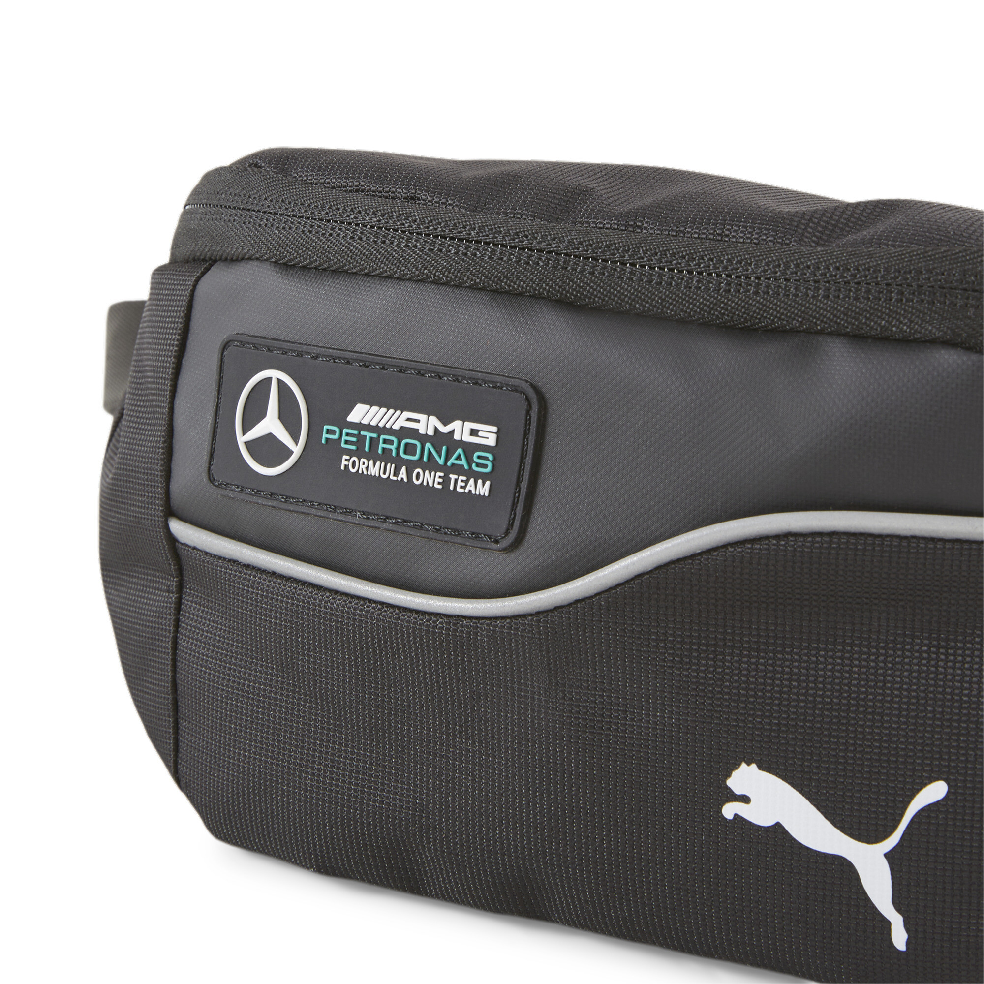 Men's PUMA Mercedes-AMG PETRONAS Waist Bag In Black
