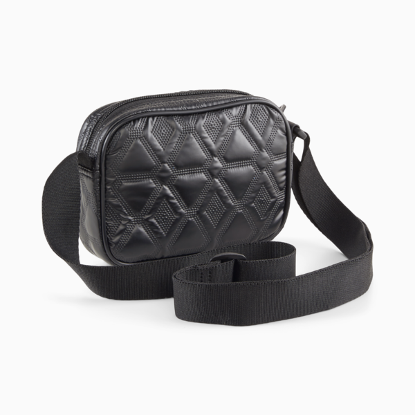 Classics Archive Women's Cross Body Bag, PUMA Black-Metallic, large-ZAF