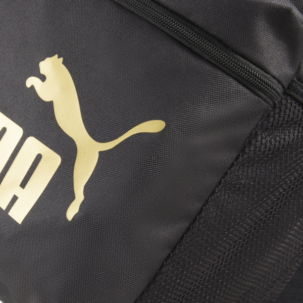 Mochila PUMA Phase II, PUMA Black-Golden Logo, large-ARG