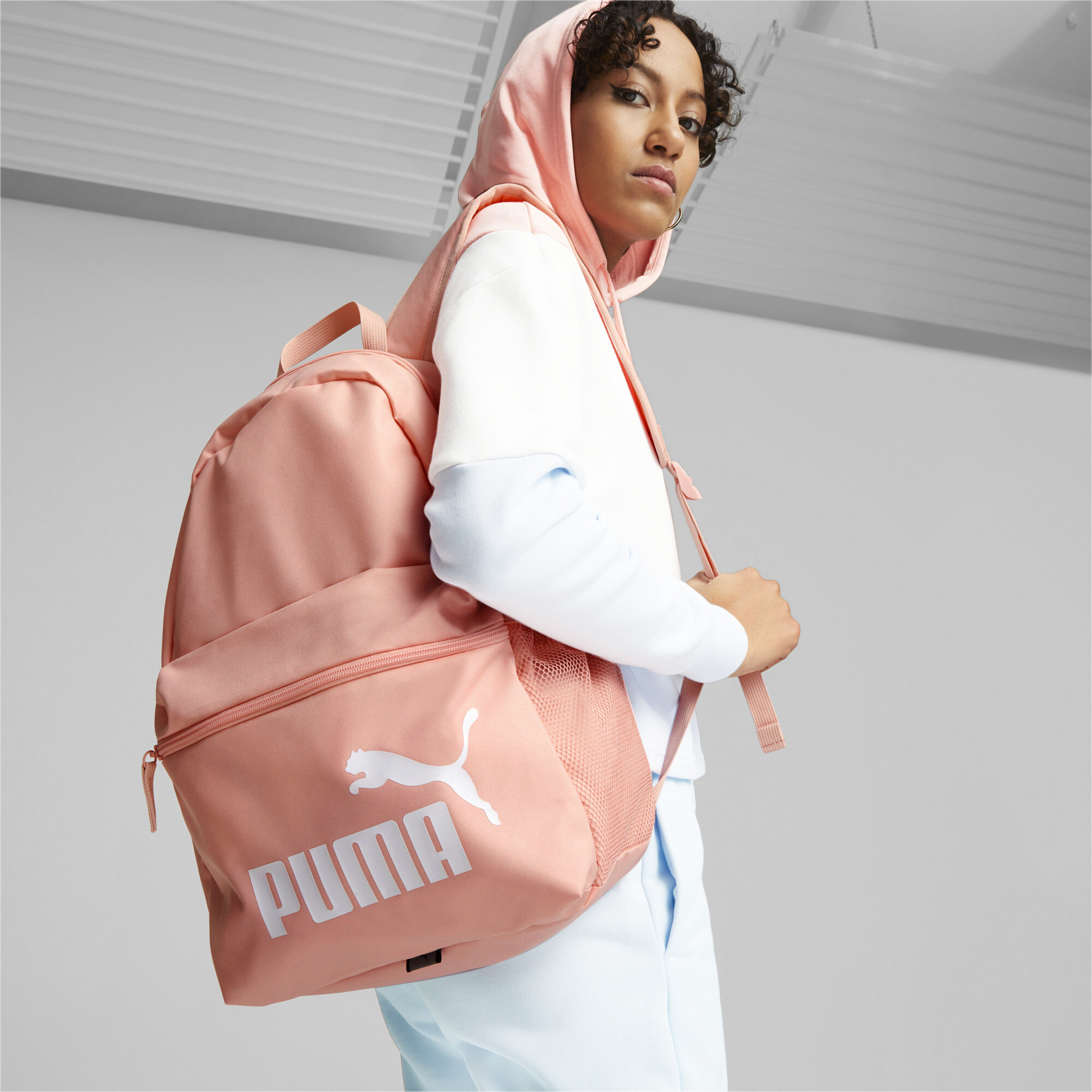 Puma Phase Backpack, Pink, Accessories