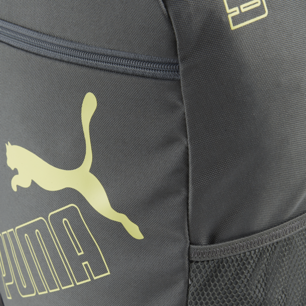 PUMA Phase Backpack II, Mineral Gray-Lime Sheen, large-ZAF