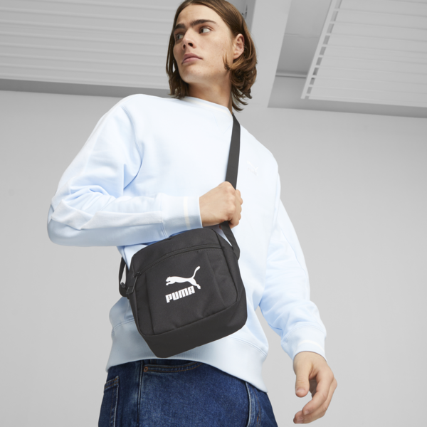 Classics Archive Portable Bag, PUMA Black-PUMA White, large-ZAF