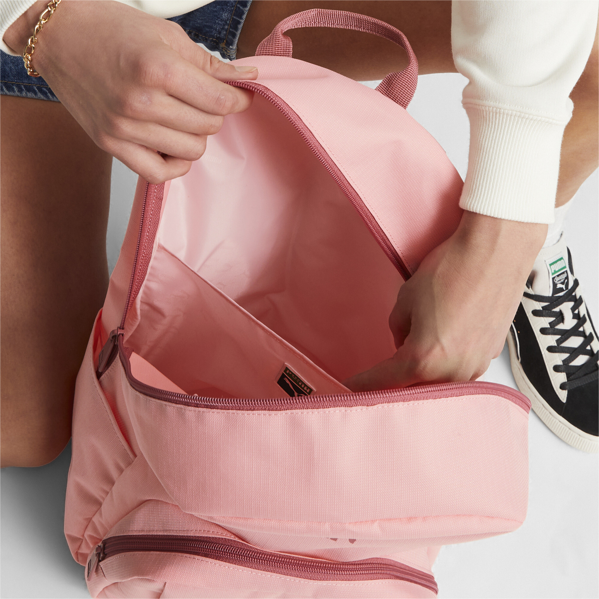 Men's Puma Classics Archive Backpack, Pink, Accessories