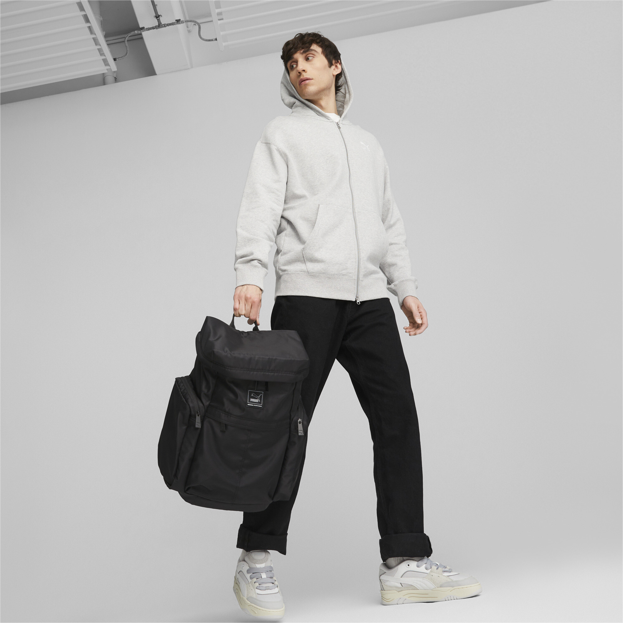 Men's Puma Classics LV8 Woven Backpack, Black, Accessories