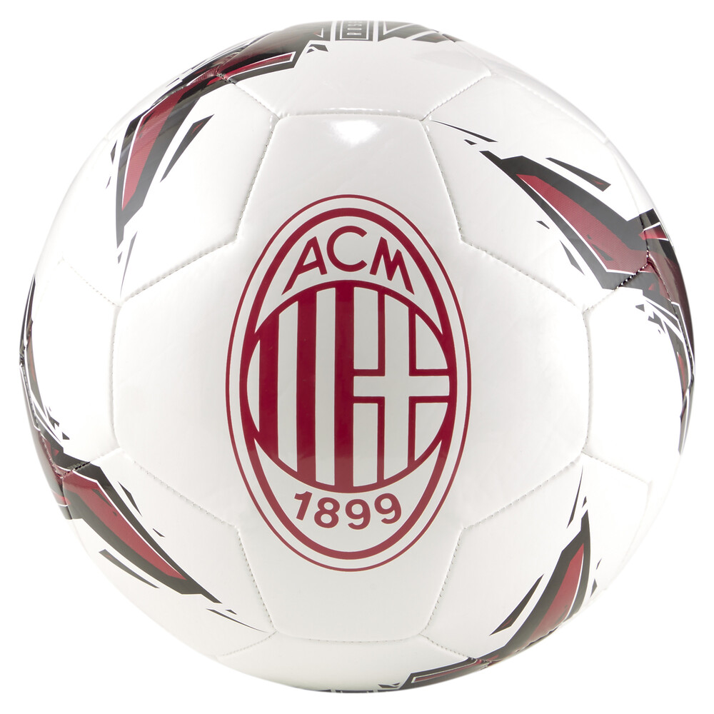 

PUMA - Мяч AC Milan Fan Ball – Puma White-Tango Red –, Белый