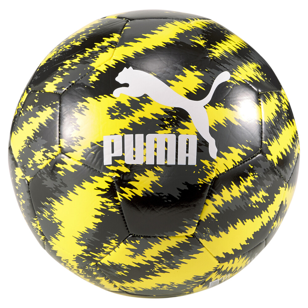 

PUMA - Футбольный мяч BVB Iconic Big Cat Football – Puma Black-Cyber Yellow –, Черный