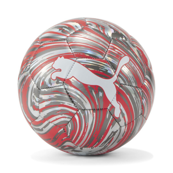 Puma Shock Ball In Red Blast/white, Size 3