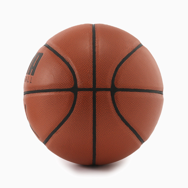 PUMA Basketball Top Ball, Leather Brown-Puma Black, large-ZAF