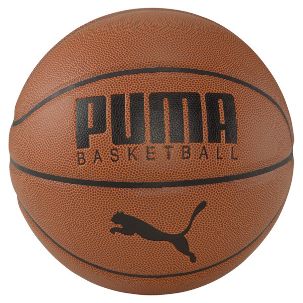 Pelota PUMA basketballTop En Leather Marrón/Negro