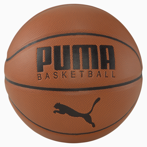 Pelota de básquetbol PUMA Top, Leather Brown-Puma Black, large-MEX