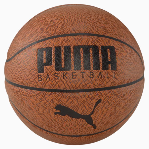 PUMA Basketball Top Ball, Leather Brown-Puma Black, large-ZAF