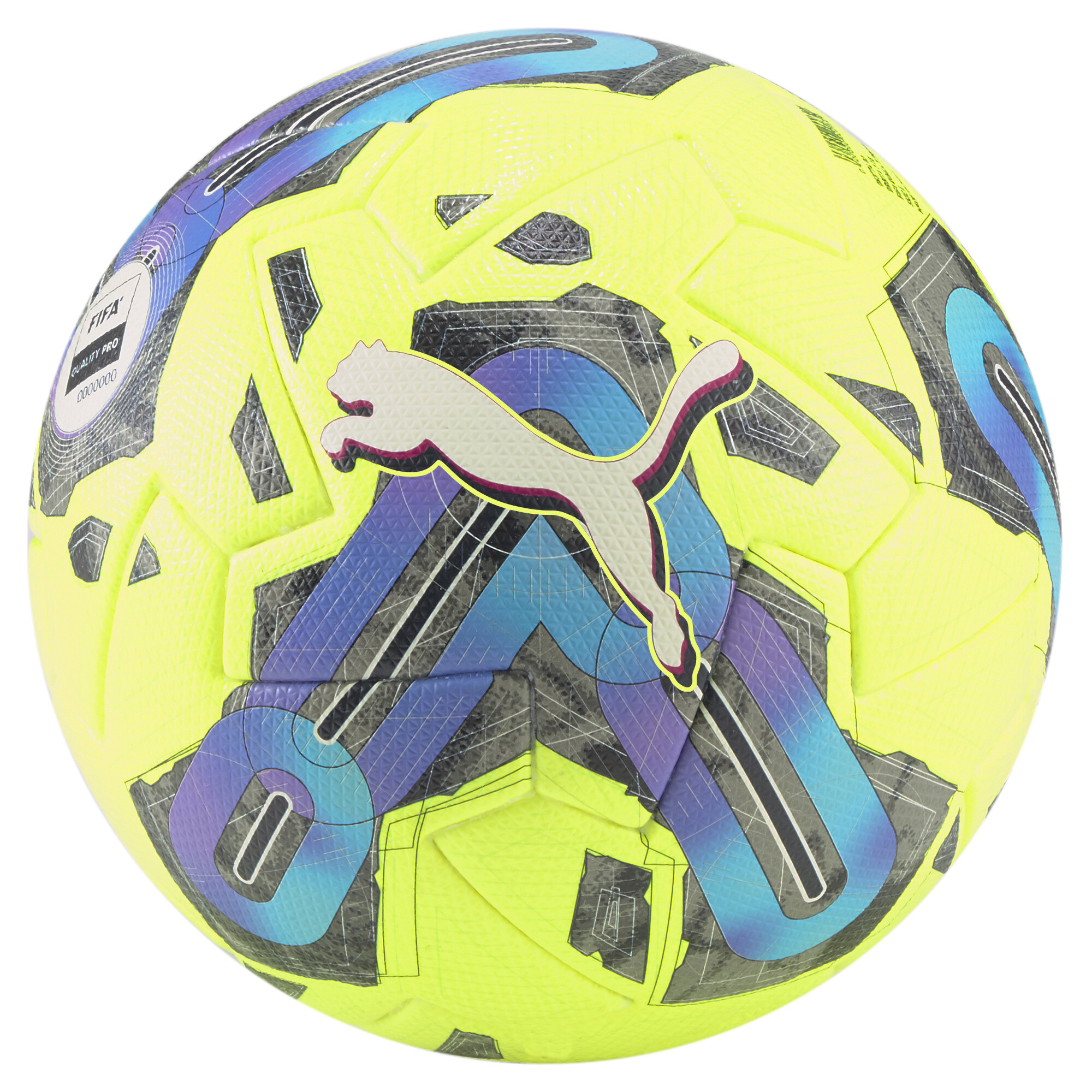 Puma Orbita 1 TB FQP Football, Yellow, Size 5, Accessories