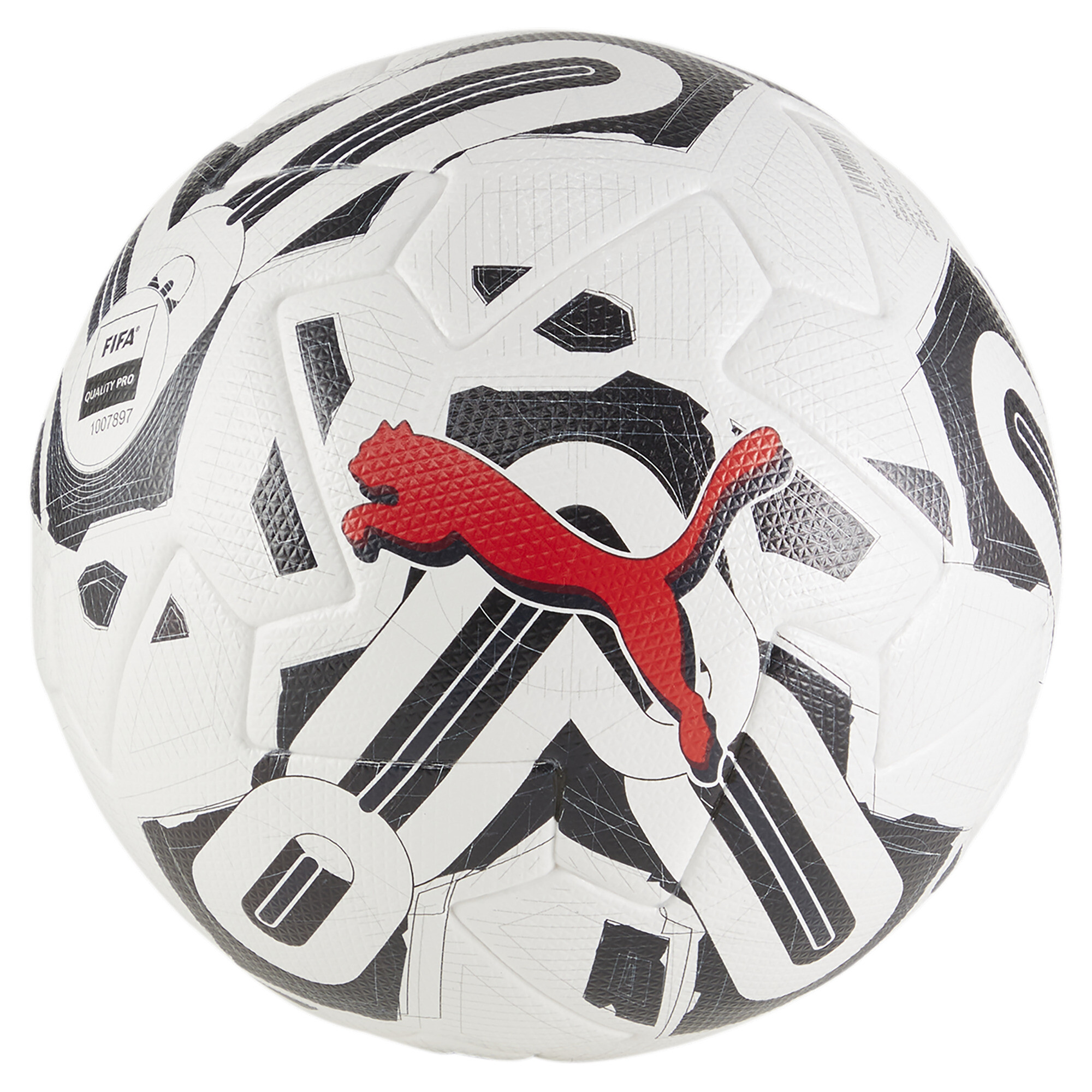 Puma Orbita 1 TB FQP Football, White, Size 5, Accessories