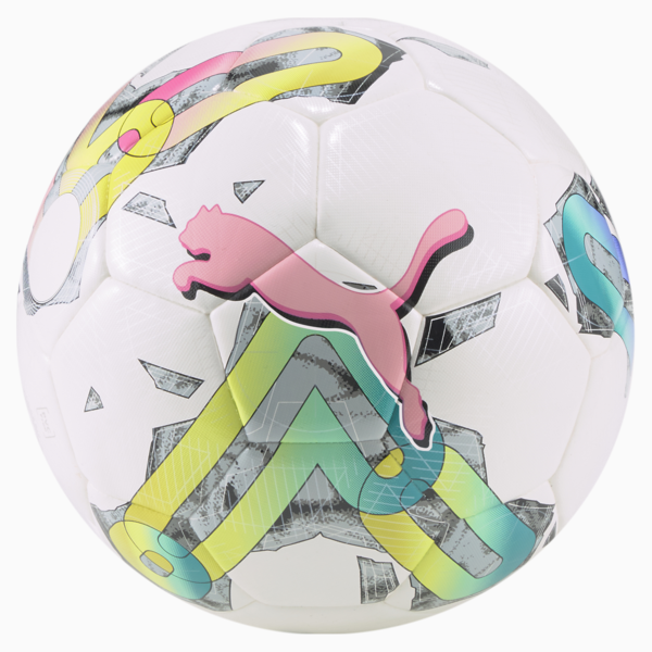 PUMA Orbita 5 HYB Football, Puma White-multi colour, large-ZAF