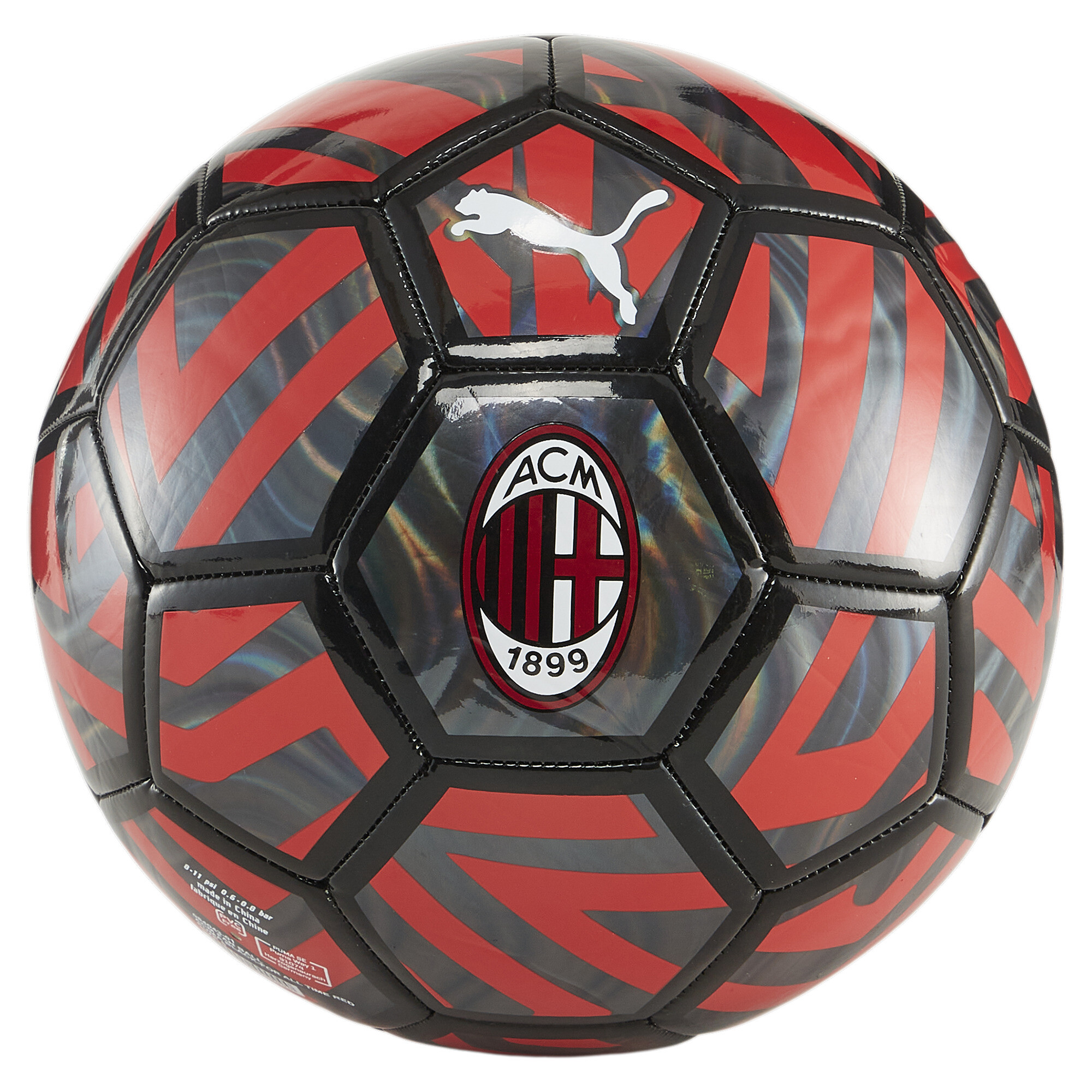 Puma AC Milan Fan Football, Black, Size 3, Balls