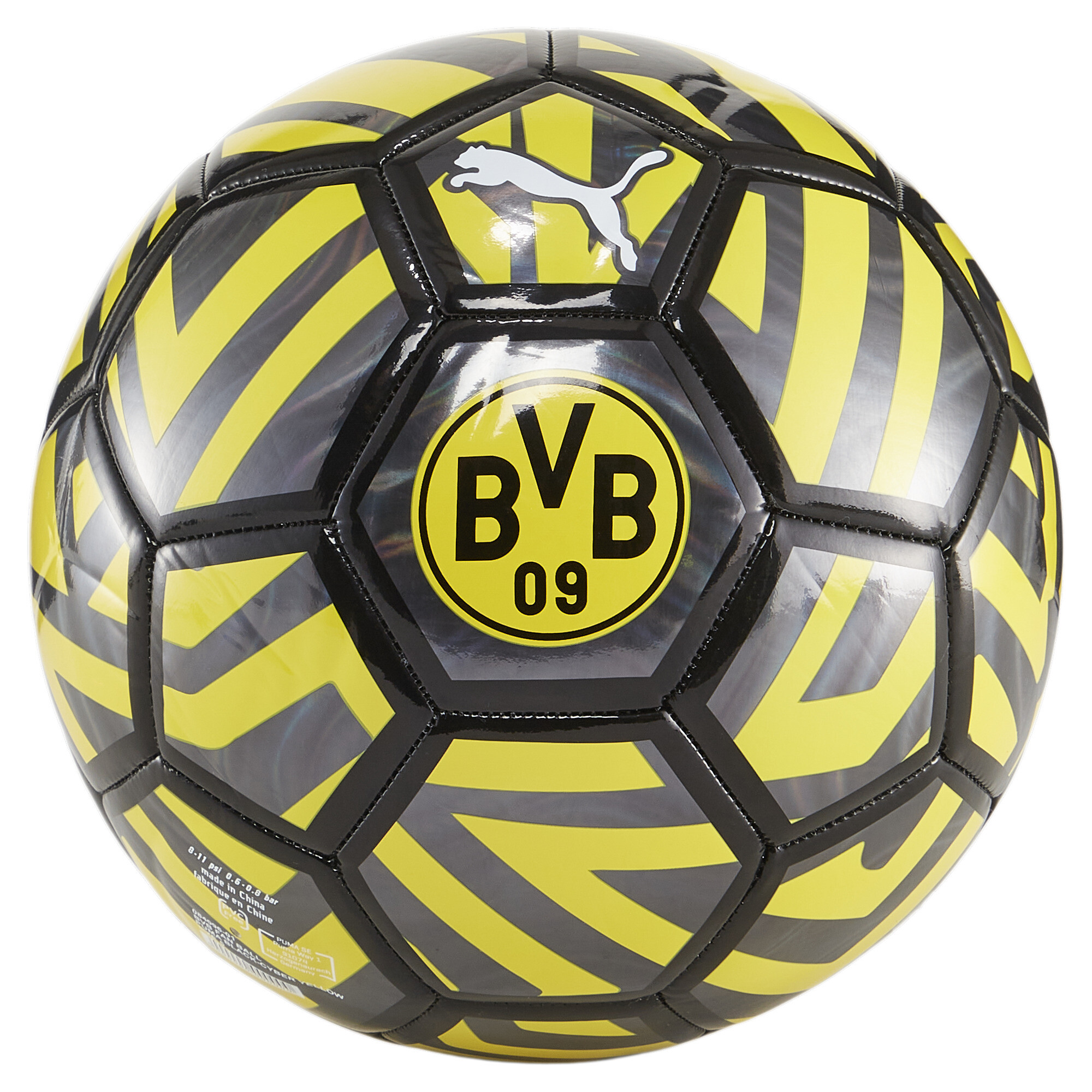 Puma Borussia Dortmund Fan Football, Black, Size 5, Accessories