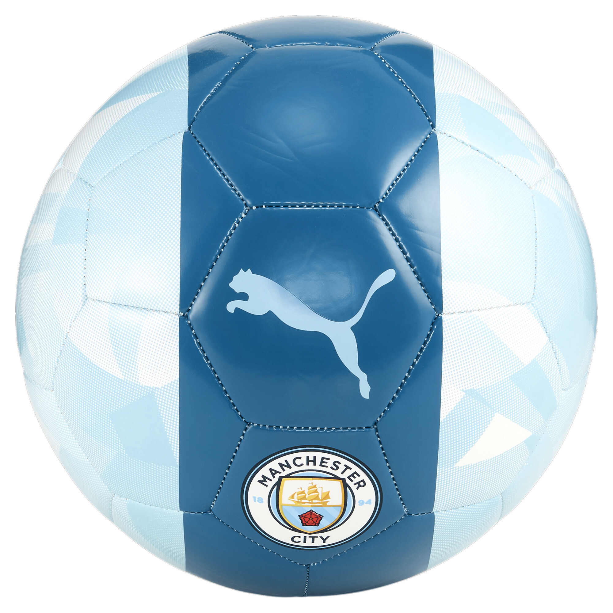 Puma Manchester City Ftbl Core Football, Blue, Size 4, Accessories