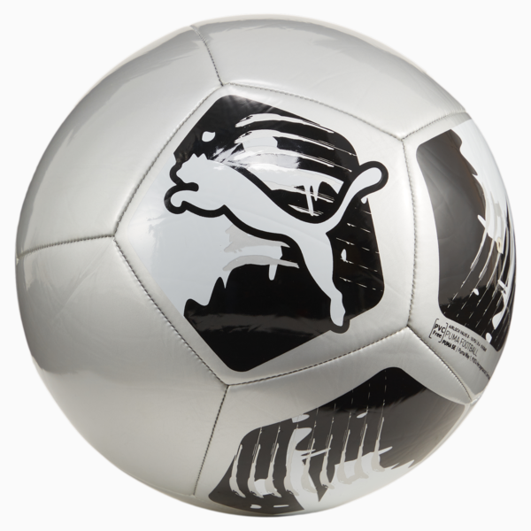 PUMA Big Cat Football Ball, PUMA Silver-PUMA Black, large-ZAF
