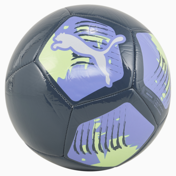 PUMA Big Cat Football Ball, Fizzy Apple-Elektro Purple-Gray Skies, large-ZAF