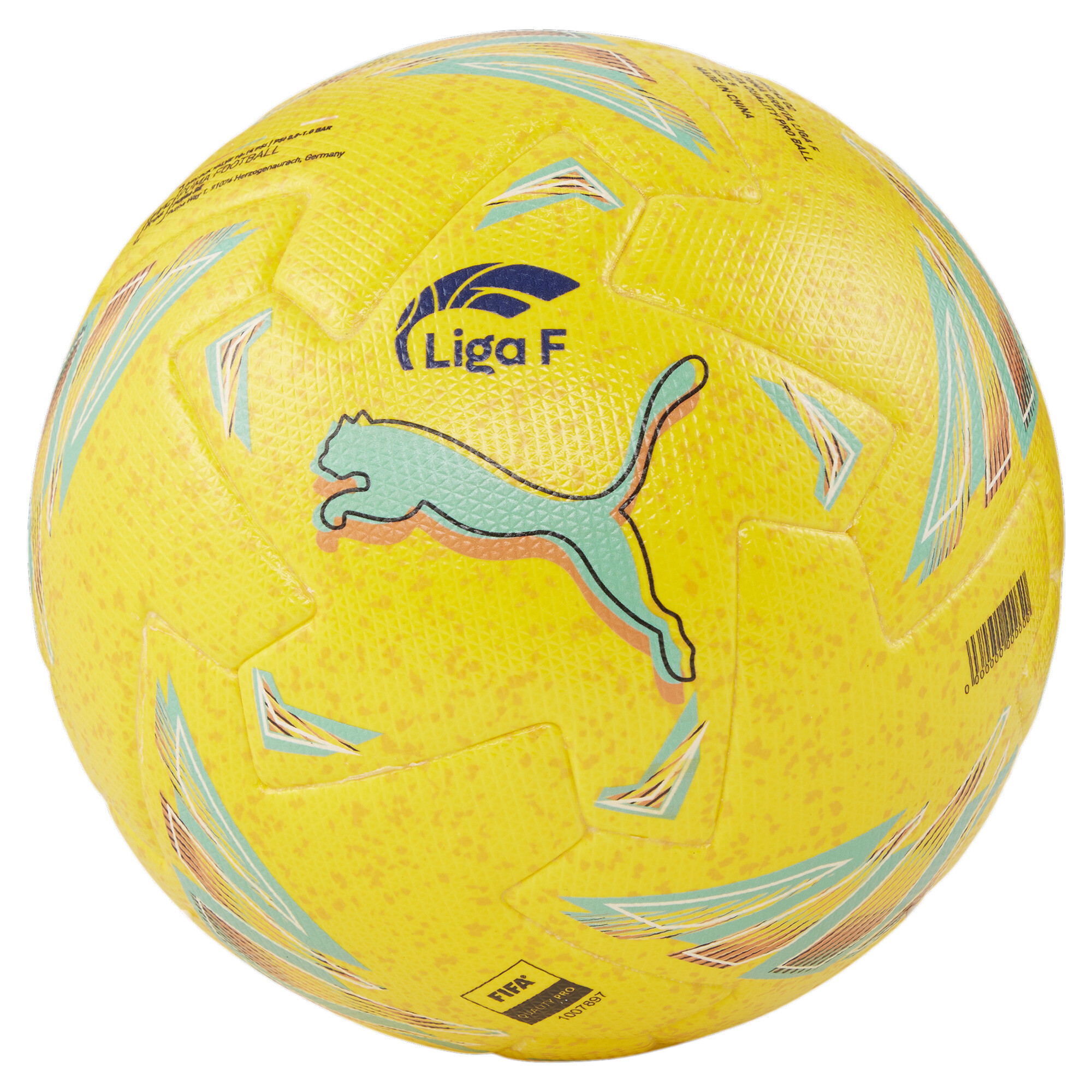 Puma Orbita Liga F (FIFA Pro) | Mit Print | Dandelion/Multi Colour | Größe: 5