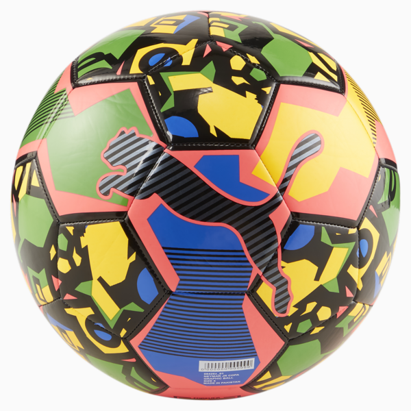Pelota de Fútbol Neymar Jr, Sunset Glow-Sun Stream-PUMA Green-PUMA Black, large-ARG