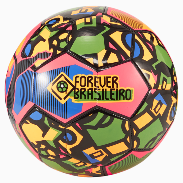 Pelota de Fútbol Neymar Jr, Sunset Glow-Sun Stream-PUMA Green-PUMA Black, large-ARG