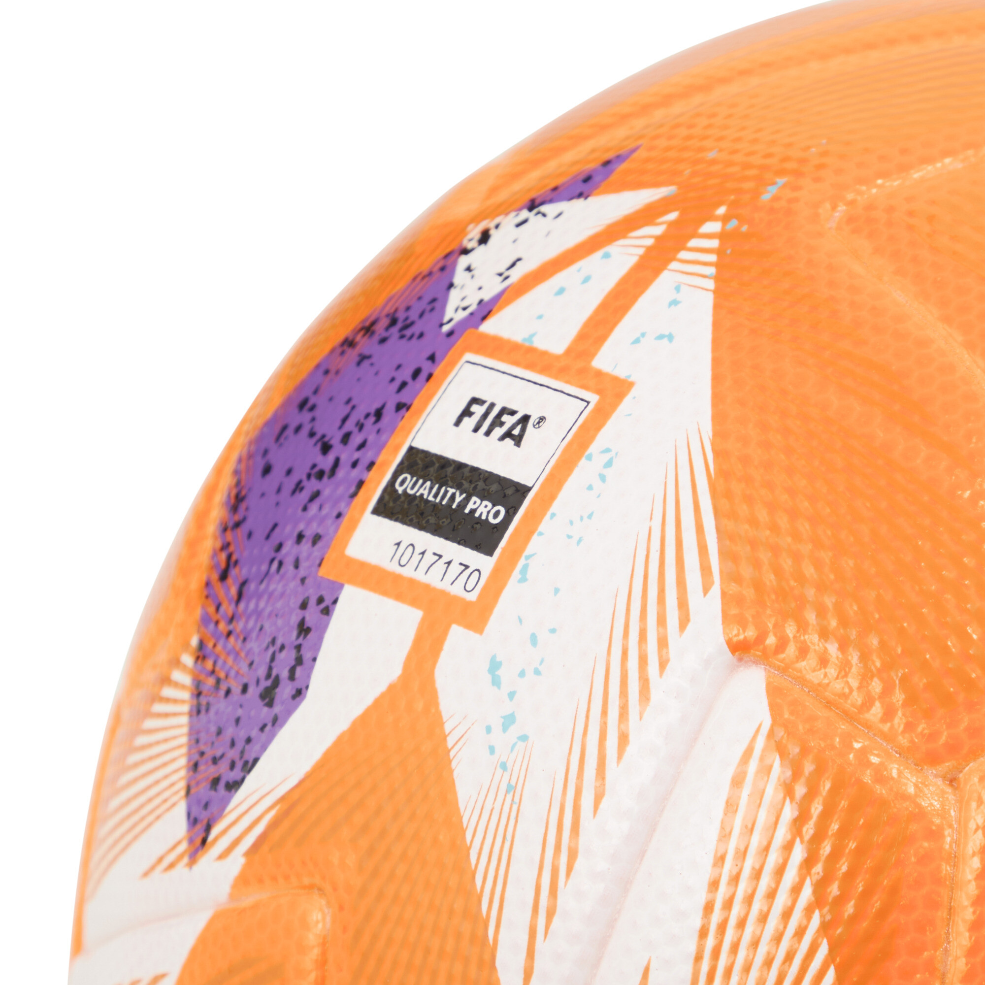 PUMA Orbita LaLiga 1 voetbal (FIFA® Quality Pro) voor Dames, Oranje/Meerkleurig