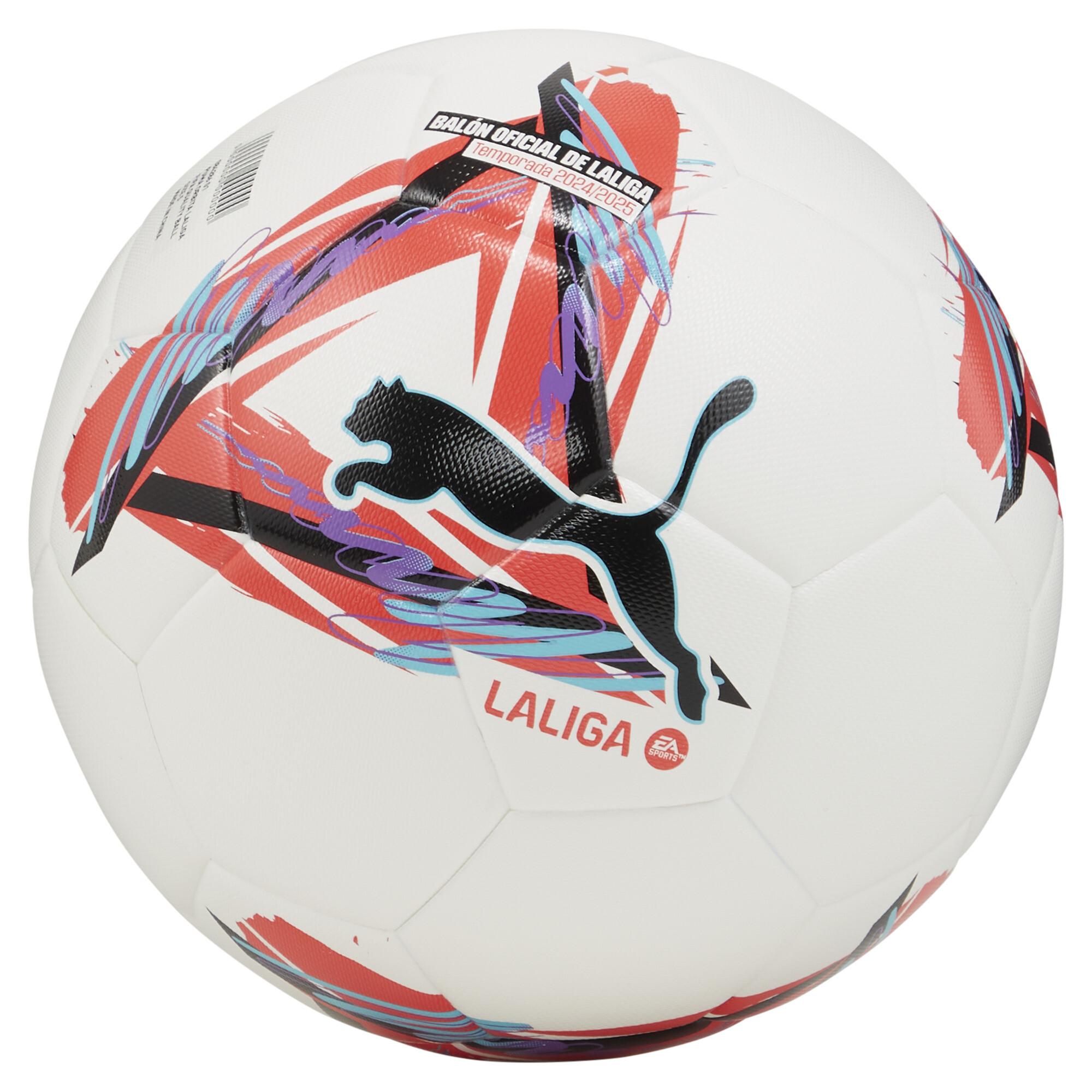 Puma LaLiga 1 Fußball (FIFA® Quality) | Mit Print | White/Multicolor | Größe: 5