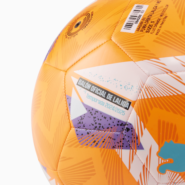 Balón de fútbol Orbita La Liga 1, Fluo Orange-multicolor, large-MEX