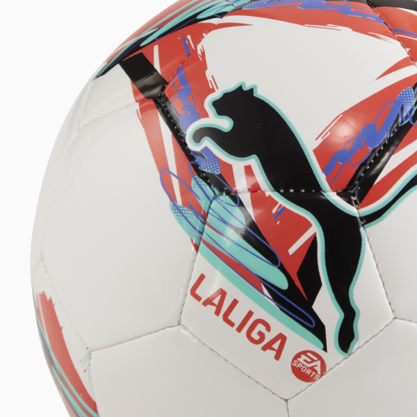 Mini pelota de fútbol Orbita La Liga 1, PUMA White-multicolor, large-ARG