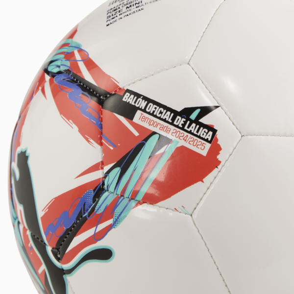 Mini pelota de fútbol Orbita La Liga 1, PUMA White-multicolor, large-ARG