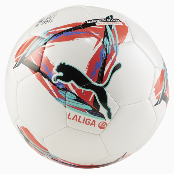 Mini pelota de fútbol Orbita La Liga 1, PUMA White-multicolor, large-ARG