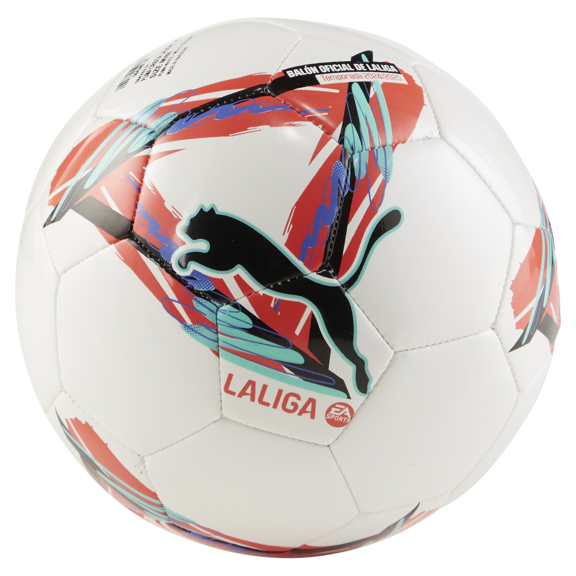 Puma Orbita La Liga 1 Miniball, White, Size Mini, Accessories