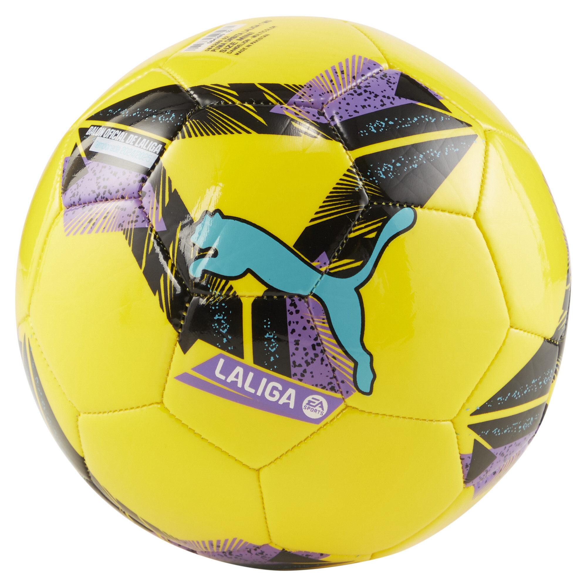PUMA Orbita La Liga 1 Mini Soccer Ball in Yellow