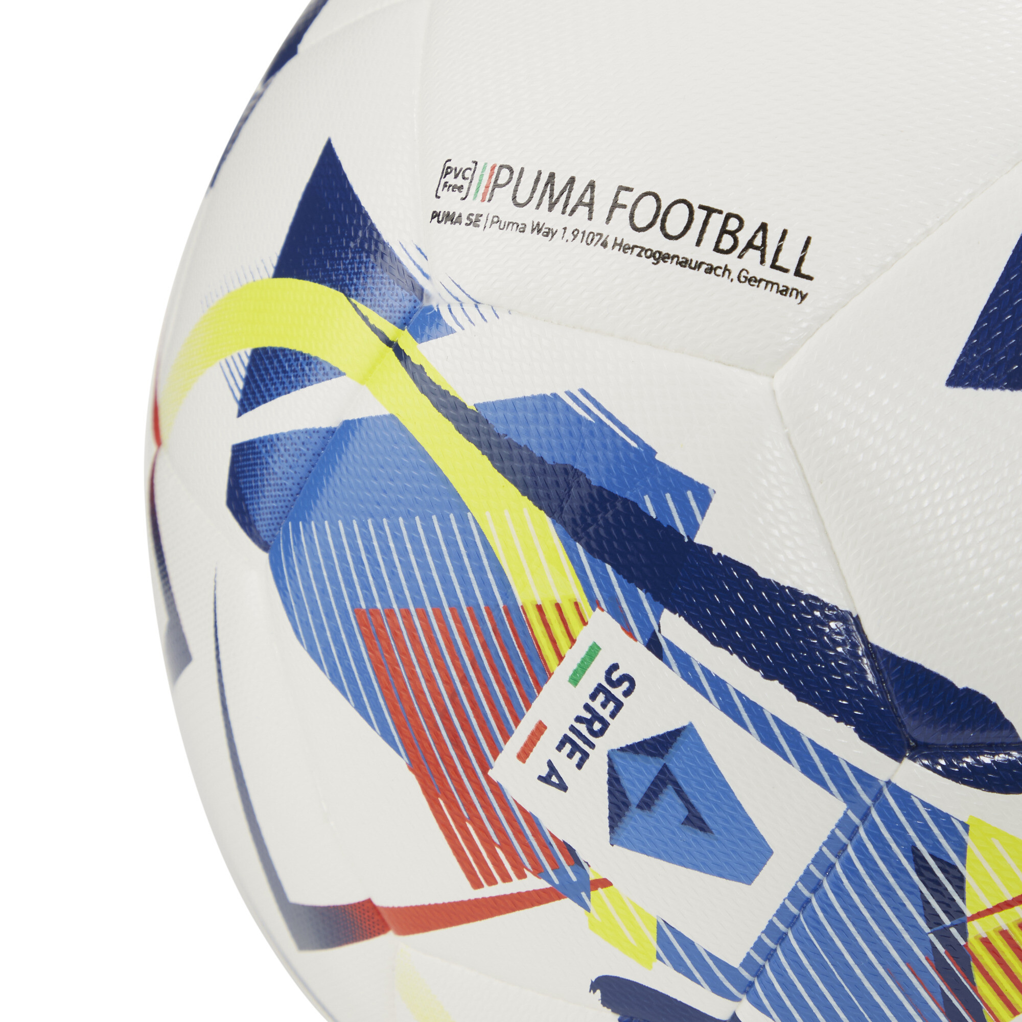 PUMA Orbita hybride voetbal Serie A voor Dames, Meerkleurig/Wit