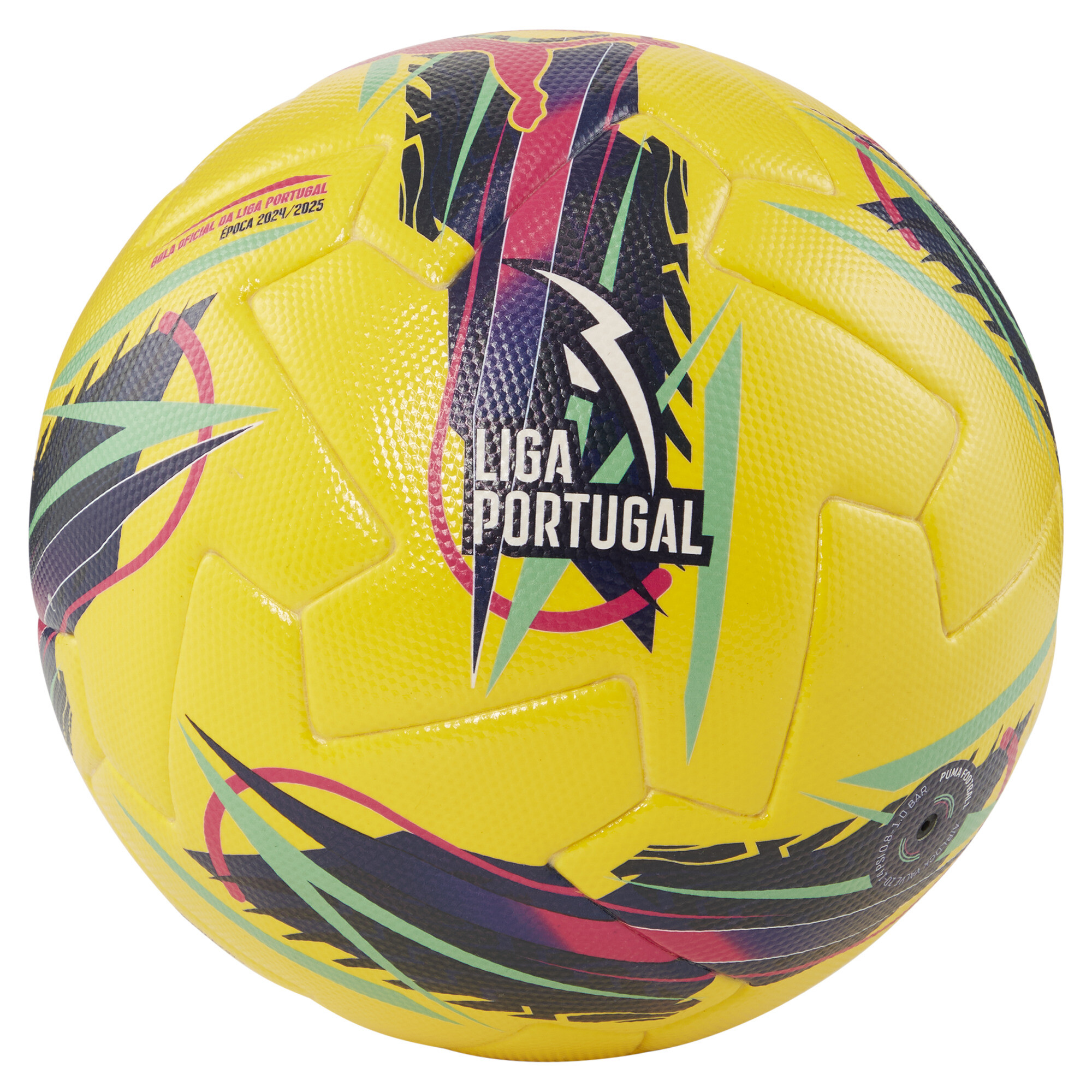 Puma Liga Portugal Fußball (FIFA® Quality Pro) | Mit Print | Yellow/Multicolor | Größe: 5