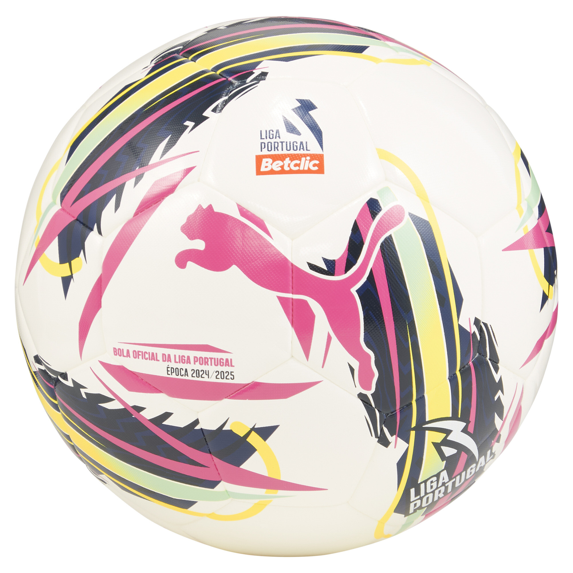 Puma Liga Portugal Hybrid Fußball | Mit Print | White/Multicolor | Größe: 4