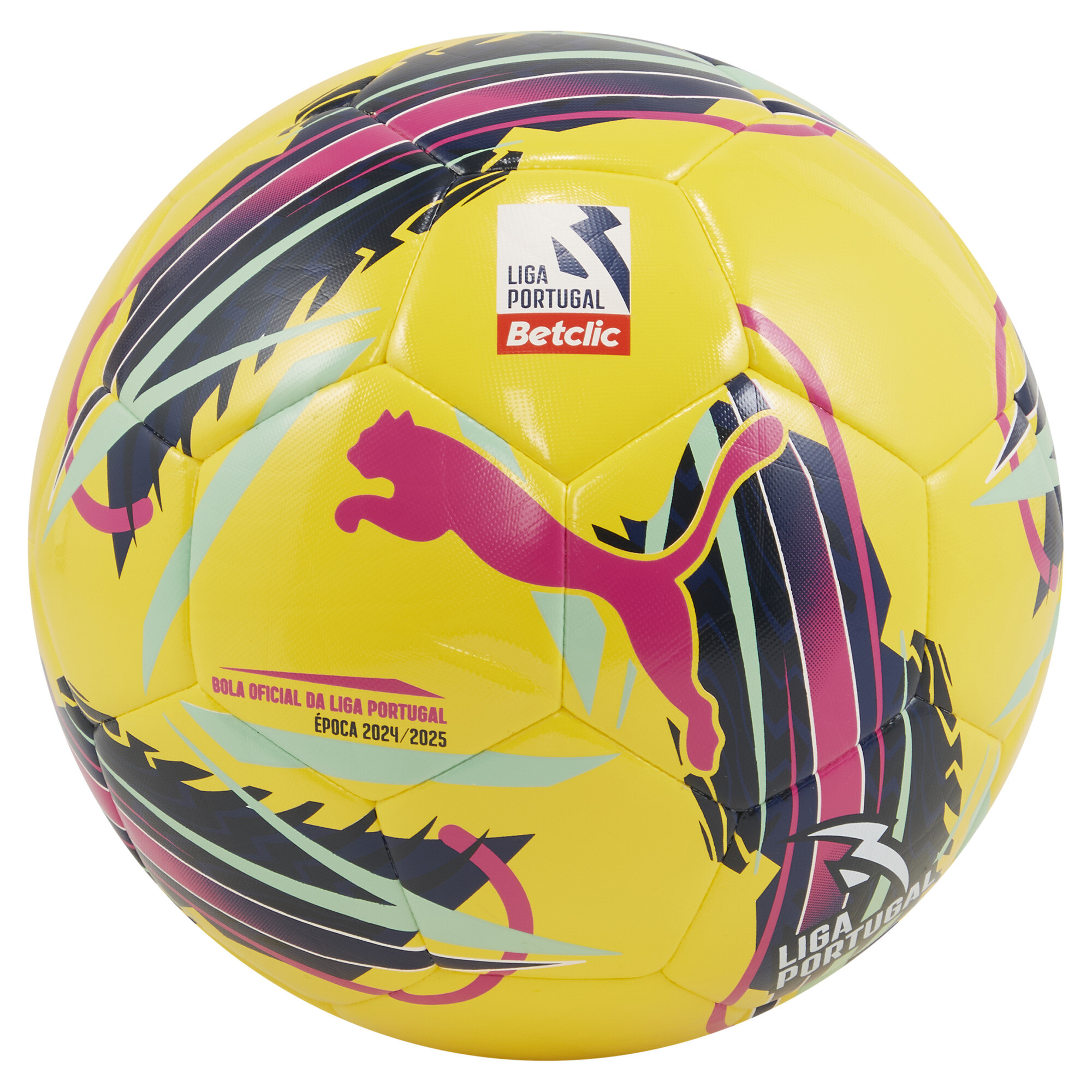 Puma Liga Portugal Hybrid Fußball | Mit Print | Yellow/Multicolor | Größe: 5