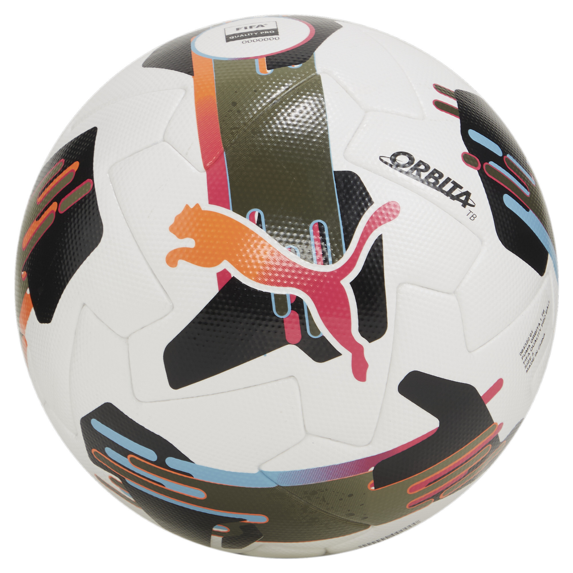 Puma Orbita 1 Fußball (FIFA® Quality) | Mit Other Pattern | White/Multicolor | Größe: 5