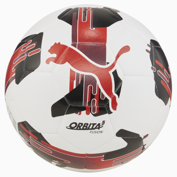 Balón de fútbol Orbita 5 FUSION, PUMA White-PUMA Red, large-MEX