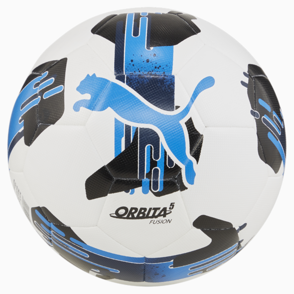 Balón de fútbol Orbita 5 FUSION, PUMA White-Ignite Blue, large-MEX