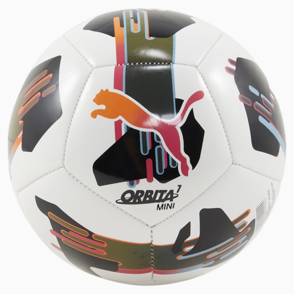 Mini pelota de fútbol Orbita 7, PUMA White-multicolor, large-ARG