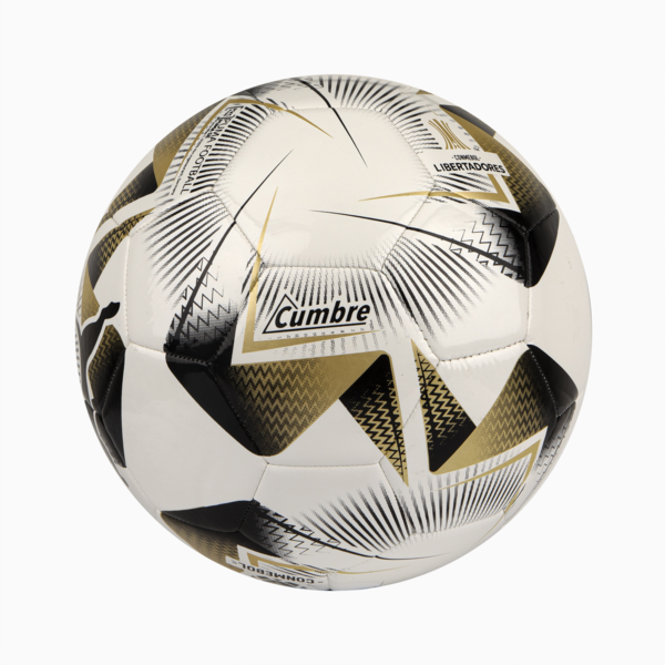 Pelota PUMA Cumbre CONMEBOL Libertadores MS, PUMA White-PUMA Gold, large-ARG