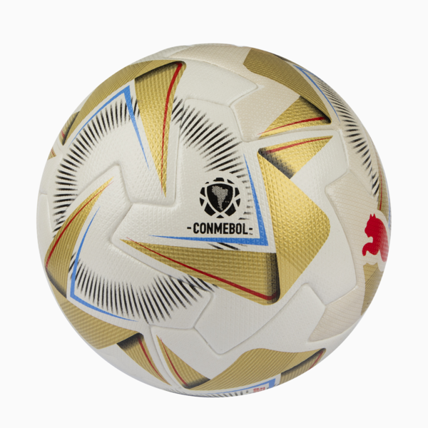Pelota CUMBRE Copa America FIFA Pro, PUMA White-PUMA Gold, large-ARG