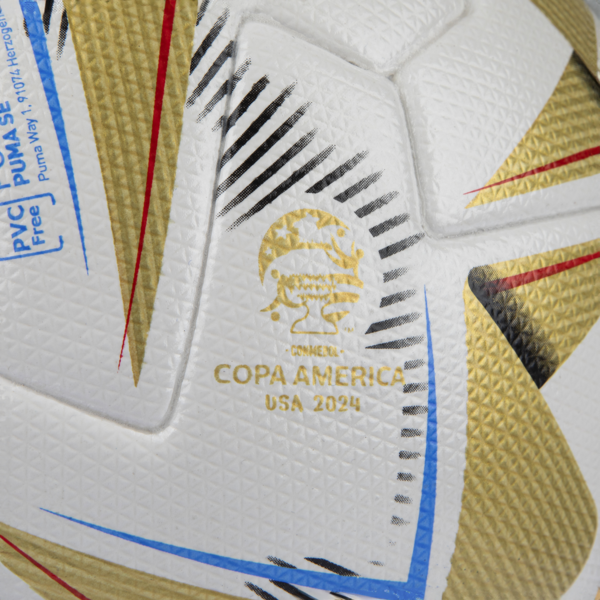 Pelota CUMBRE Copa America FIFA Pro, PUMA White-PUMA Gold, large-ARG