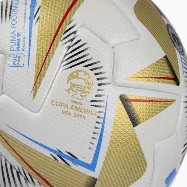 Pelota CUMBRE Copa America FIFA Pro, PUMA White-PUMA Gold, large-ARG