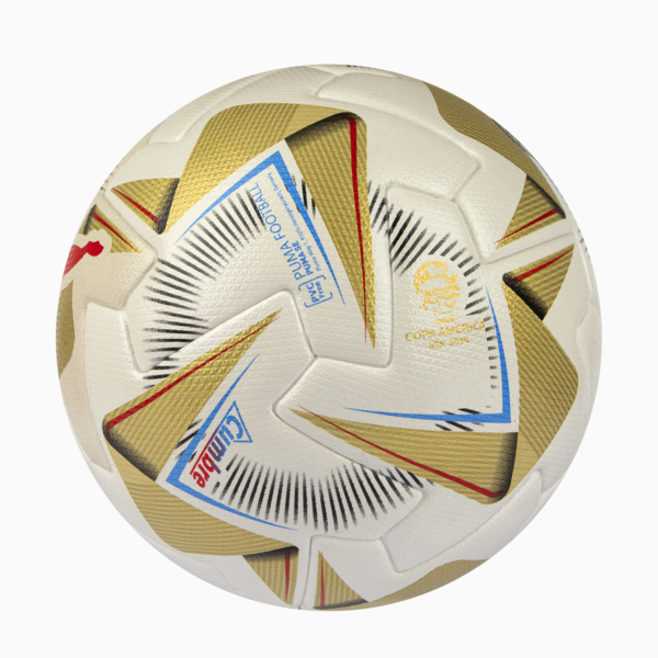 Pelota CUMBRE Copa America FIFA Pro, PUMA White-PUMA Gold, large-ARG