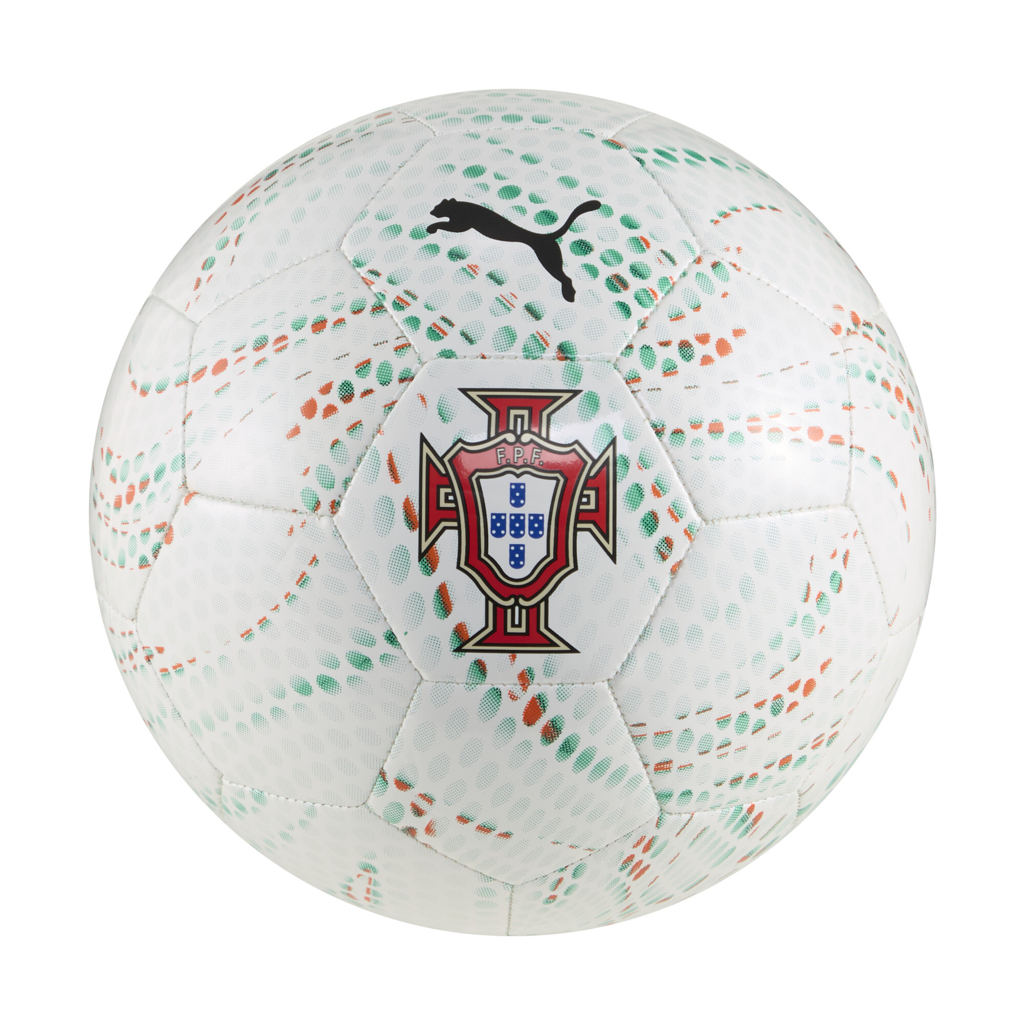 PUMA Portugal Fan Soccer Ball in White, Size 5