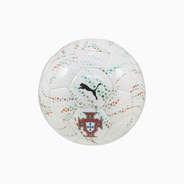 Mini pelota de fútbol Portugal Fan, PUMA White-PUMA Black, large-ARG