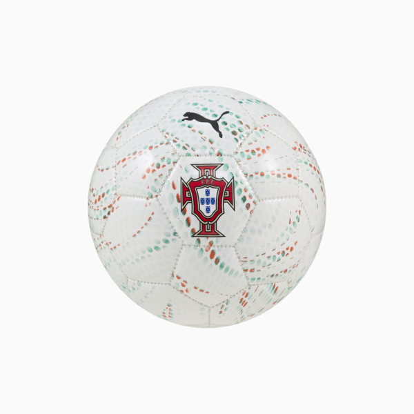 Mini pelota de fútbol Portugal Fan, PUMA White-PUMA Black, large-ARG